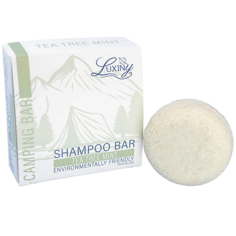Luxiny Tea Tree Mint Shampoo Bar - Camping Bar
