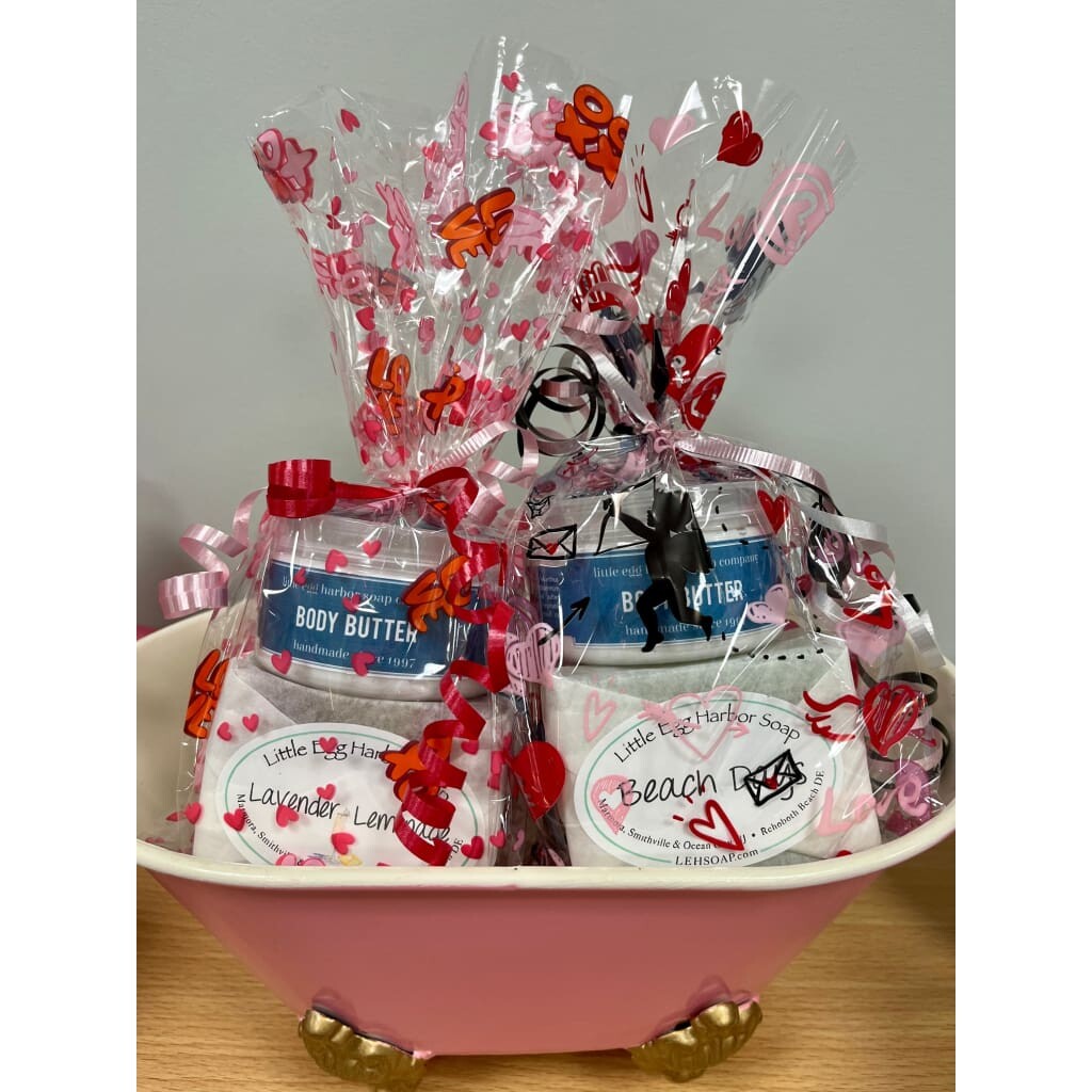 Valentine’s Soap + Body Butter Gift Bag - Gift Bag