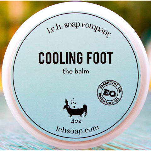Cooling Foot Balm with Peppermint and Tea Tree