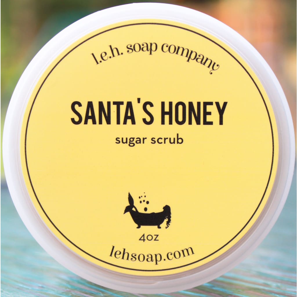 Santas Honey Sugar Scrub - Sugar Scrubs