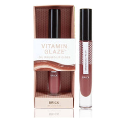 Vitamin Glaze Oil Infused Lip Gloss - Brick - Facial and Lip Care