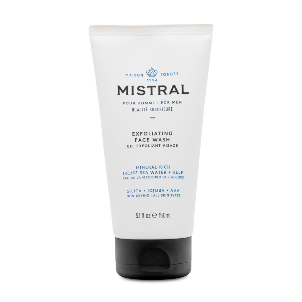 Men’s Exfoliating Face Wash by Mistral - face wash