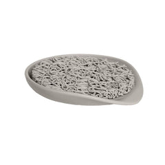 Round Waterfall Dish - Mist Round Waterfall Dish - Soap Dish