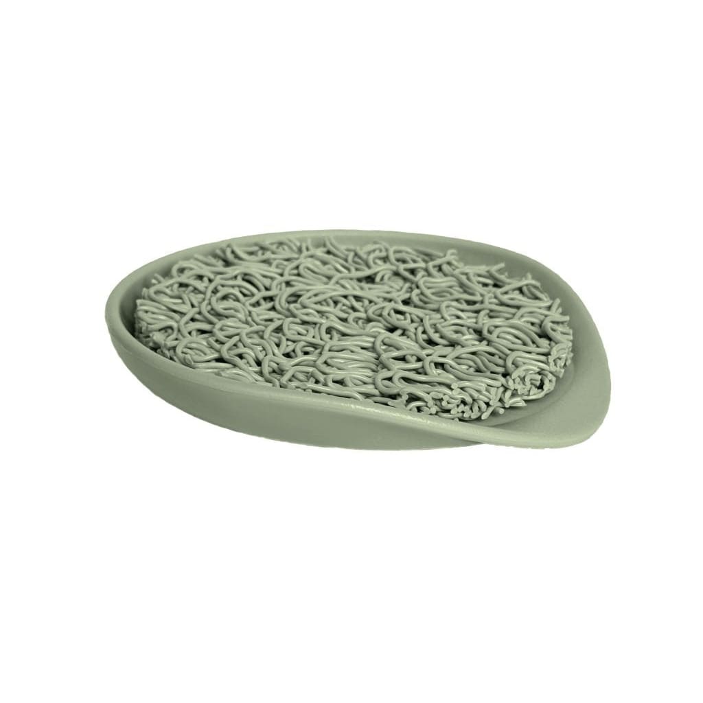 Round Waterfall Dish - Sage Round Waterfall Dish - Soap Dish