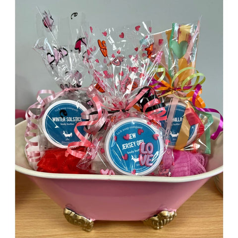 Valentine's Soap + Body Butter Gift Bags - Small
