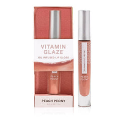 Vitamin Glaze Oil Infused Lip Gloss - Peach Peony - Facial and Lip Care