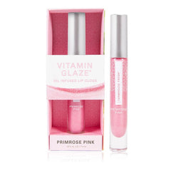 Vitamin Glaze Oil Infused Lip Gloss - Primrose Pink - Facial and Lip Care