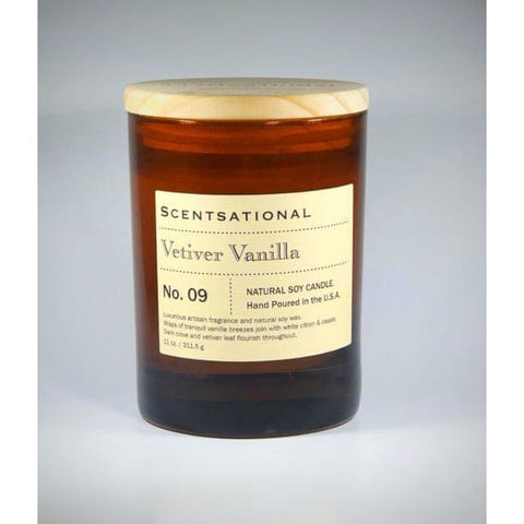 Apothecary Vetiver Vanilla Candle