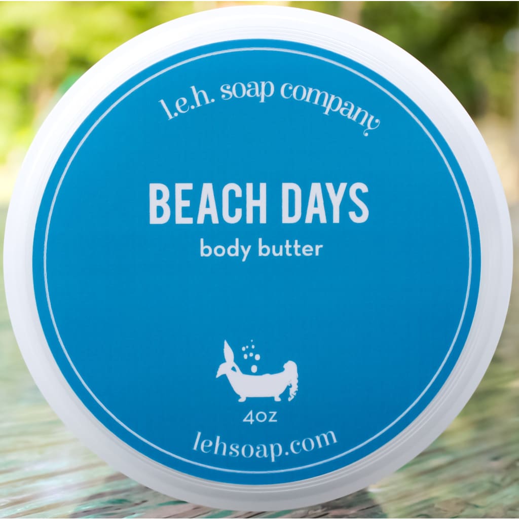 Beach Days Body Butter - 4 Oz - Body Butters And Moisturizers