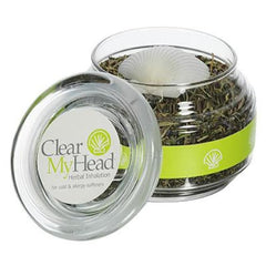 Clear My Head Herbal Inhalation Jar - Natural Remedies