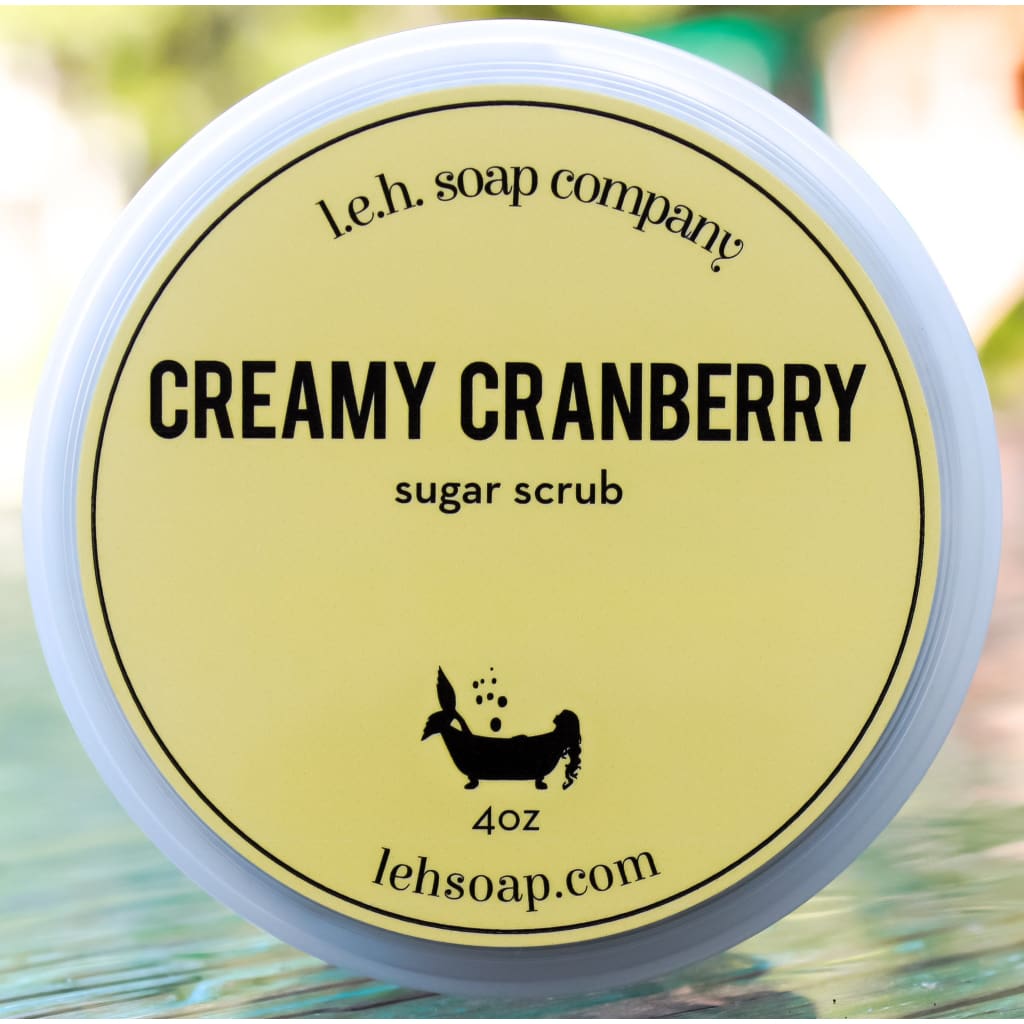 Creamy Cranberry Sugar Scrub - Sugar Scrubs