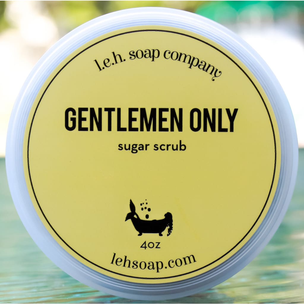 Gentlemen Only Sugar Scrub leh soap company image image