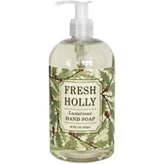 Holiday Hand Soap - Fresh Holly - Liquid Soap