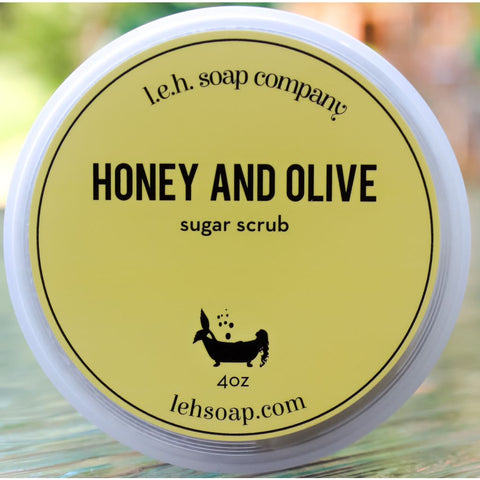 Honey and Olive Sugar Scrub