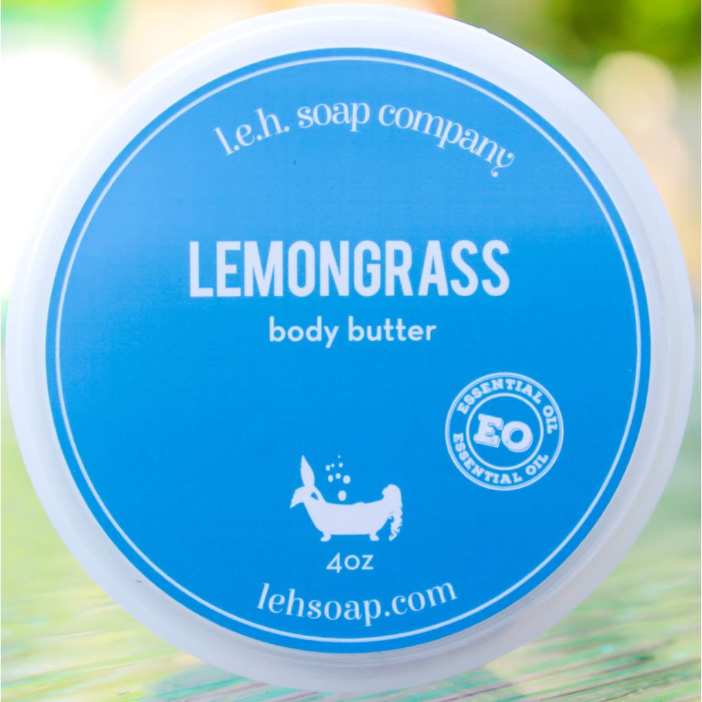 Lemongrass Body Butter - 4 Oz - Body Butters And Moisturizers