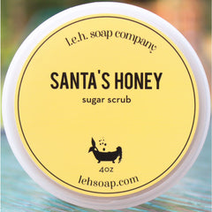 Santas Honey Sugar Scrub - Sugar Scrubs