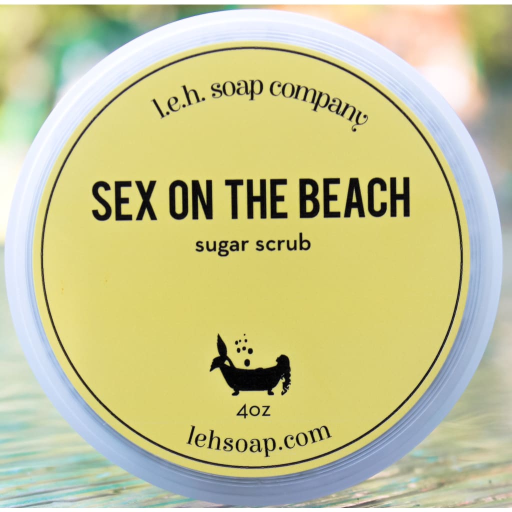 Sex on the Beach Sugar Scrub leh soap company